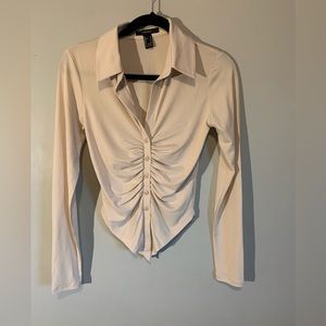 Forever 21 cinched front blouse